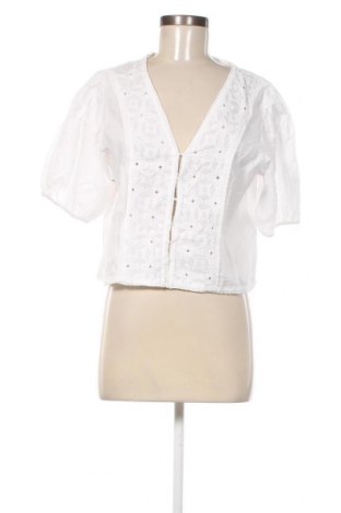 Γυναικείο πουκάμισο Springfield, Μέγεθος M, Χρώμα Λευκό, Τιμή 14,38 €