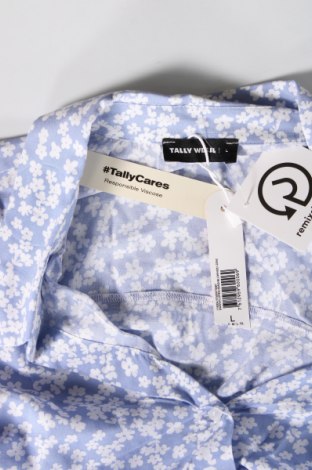 Γυναικείο πουκάμισο Tally Weijl, Μέγεθος L, Χρώμα Μπλέ, Τιμή 8,25 €