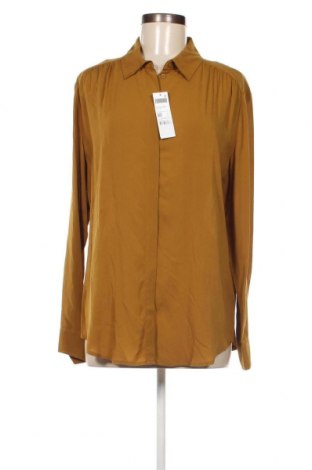 Γυναικείο πουκάμισο United Colors Of Benetton, Μέγεθος L, Χρώμα Κίτρινο, Τιμή 17,07 €