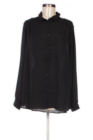 Γυναικείο πουκάμισο VILA, Μέγεθος XXL, Χρώμα Μαύρο, Τιμή 23,71 €