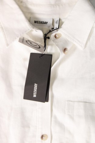 Γυναικείο πουκάμισο Weekday, Μέγεθος M, Χρώμα Λευκό, Τιμή 37,11 €