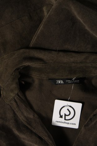 Dámska košeľa  Zara, Veľkosť XS, Farba Zelená, Cena  5,97 €