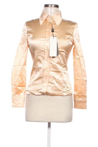 Γυναικείο πουκάμισο Zino & Judy, Μέγεθος S, Χρώμα  Μπέζ, Τιμή 4,54 €