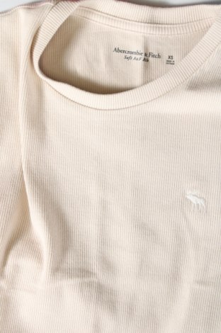 Damski T-shirt Abercrombie & Fitch, Rozmiar XS, Kolor Beżowy, Cena 165,26 zł