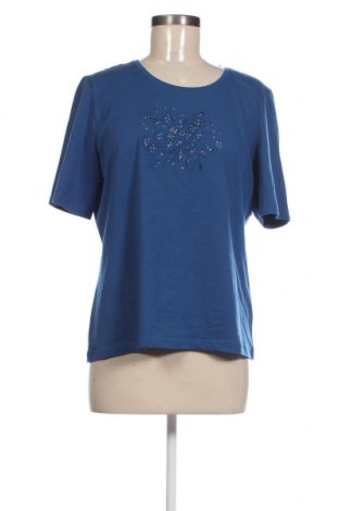 Γυναικείο t-shirt Adagio, Μέγεθος XL, Χρώμα Μπλέ, Τιμή 4,82 €