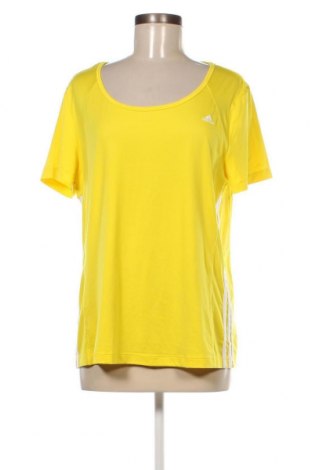 Дамска тениска Adidas, Размер XL, Цвят Жълт, Цена 27,00 лв.