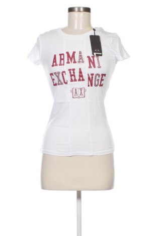 Дамска тениска Armani Exchange, Размер XS, Цвят Бял, Цена 43,20 лв.