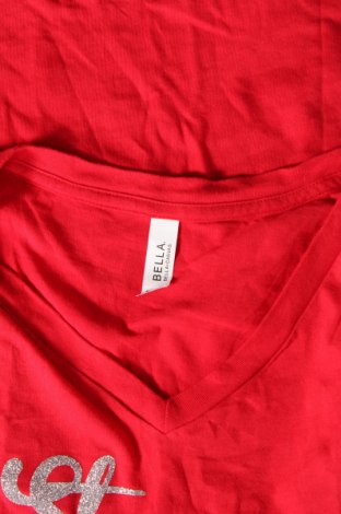 Damen T-Shirt Bella+Canvas, Größe S, Farbe Rot, Preis 11,13 €