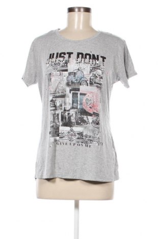 Damen T-Shirt Bluoltre, Größe L, Farbe Grau, Preis 9,05 €