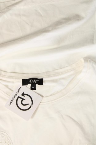 Дамска тениска C&A, Размер M, Цвят Бял, Цена 13,00 лв.