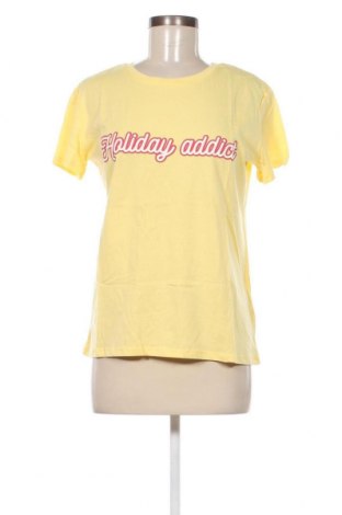 Γυναικείο t-shirt Camaieu, Μέγεθος M, Χρώμα Κίτρινο, Τιμή 6,82 €