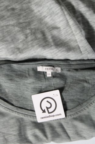 Γυναικείο t-shirt Cecil, Μέγεθος XXL, Χρώμα Γκρί, Τιμή 9,90 €