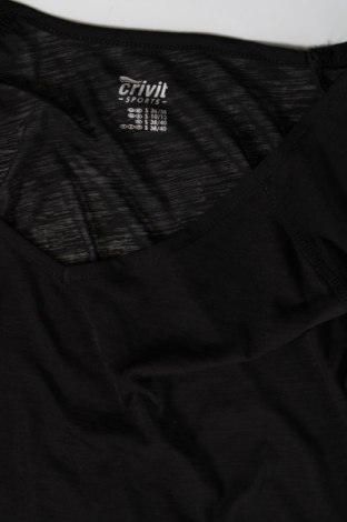 Damen T-Shirt Crivit, Größe S, Farbe Schwarz, Preis 4,34 €