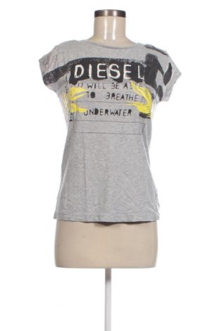 Дамска тениска Diesel, Размер S, Цвят Сив, Цена 68,00 лв.