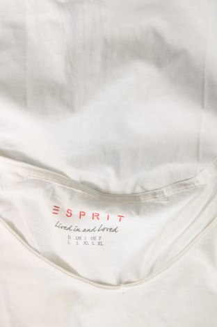 Дамска тениска Esprit, Размер L, Цвят Бял, Цена 16,00 лв.