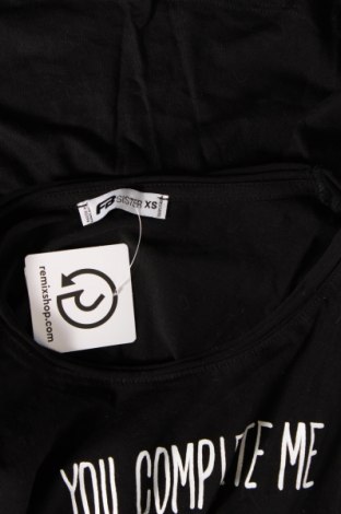 Γυναικείο t-shirt Fb Sister, Μέγεθος XS, Χρώμα Μαύρο, Τιμή 8,04 €