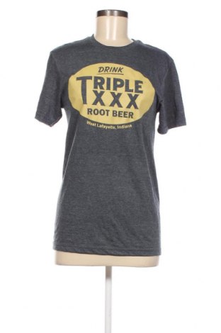 Γυναικείο t-shirt Gildan, Μέγεθος S, Χρώμα Γκρί, Τιμή 6,65 €