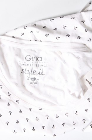 Damski T-shirt Gina, Rozmiar XL, Kolor Biały, Cena 41,58 zł