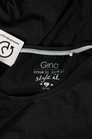 Дамска тениска Gina, Размер L, Цвят Черен, Цена 13,00 лв.