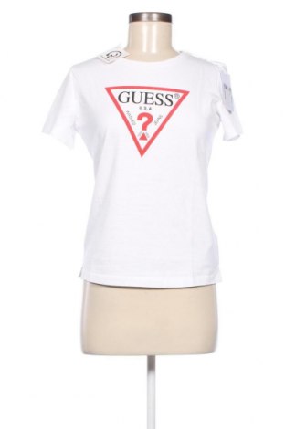 Γυναικείο t-shirt Guess, Μέγεθος S, Χρώμα Λευκό, Τιμή 37,11 €