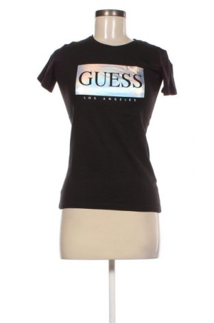 Γυναικείο t-shirt Guess, Μέγεθος XS, Χρώμα Μαύρο, Τιμή 27,83 €