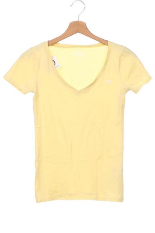 Damen T-Shirt Hollister, Größe XS, Farbe Gelb, Preis 4,67 €