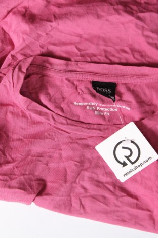 Дамска тениска Hugo Boss, Размер XL, Цвят Розов, Цена 68,00 лв.