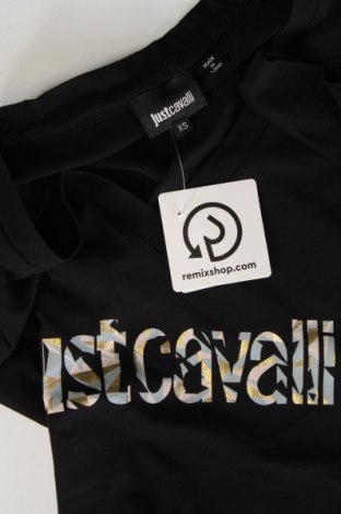 Дамска тениска Just Cavalli, Размер XS, Цвят Черен, Цена 68,00 лв.