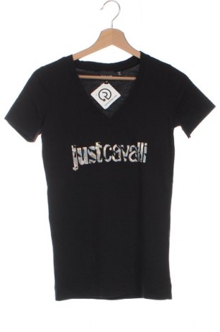 Дамска тениска Just Cavalli, Размер XS, Цвят Черен, Цена 68,00 лв.