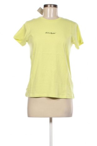 Дамска тениска Karl Lagerfeld, Размер S, Цвят Жълт, Цена 127,00 лв.