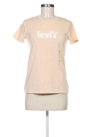 Γυναικείο t-shirt Levi's, Μέγεθος XS, Χρώμα  Μπέζ, Τιμή 19,18 €