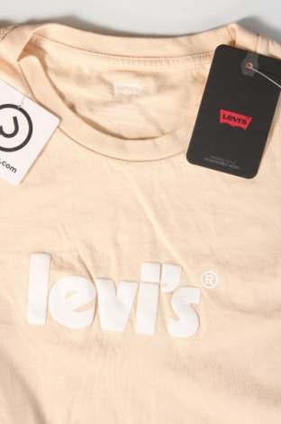 Damen T-Shirt Levi's, Größe XXS, Farbe Beige, Preis € 12,78