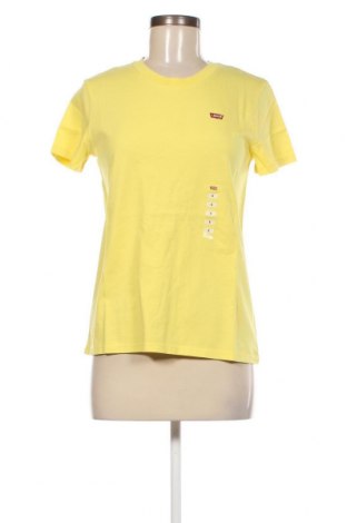 Γυναικείο t-shirt Levi's, Μέγεθος S, Χρώμα Κίτρινο, Τιμή 19,18 €