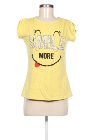 Damen T-Shirt Miss Kiss, Größe L, Farbe Gelb, Preis € 6,65