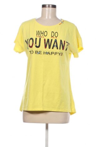 Damen T-Shirt Monte Cervino, Größe L, Farbe Gelb, Preis 9,05 €