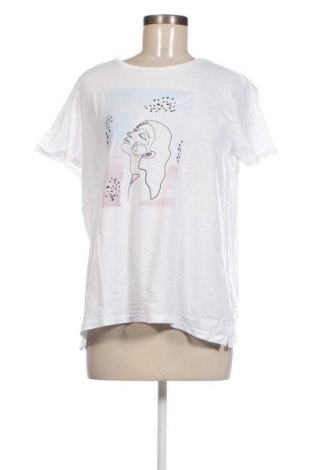 Дамска тениска Moodo, Размер L, Цвят Бял, Цена 16,00 лв.