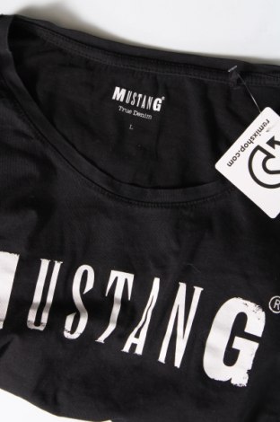 Дамска тениска Mustang, Размер L, Цвят Черен, Цена 16,00 лв.