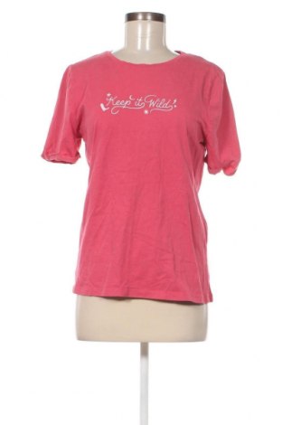 Γυναικείο t-shirt Naf Naf, Μέγεθος L, Χρώμα Ρόζ , Τιμή 18,56 €