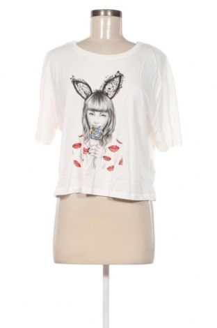 Damen T-Shirt Naf Naf, Größe XL, Farbe Weiß, Preis € 11,14