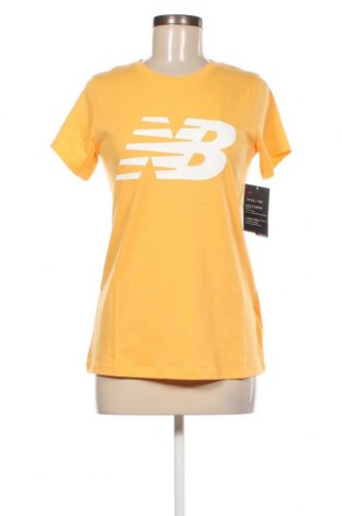 Γυναικείο t-shirt New Balance, Μέγεθος S, Χρώμα Πορτοκαλί, Τιμή 19,18 €