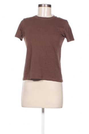 Damen T-Shirt Pull&Bear, Größe S, Farbe Braun, Preis 4,20 €