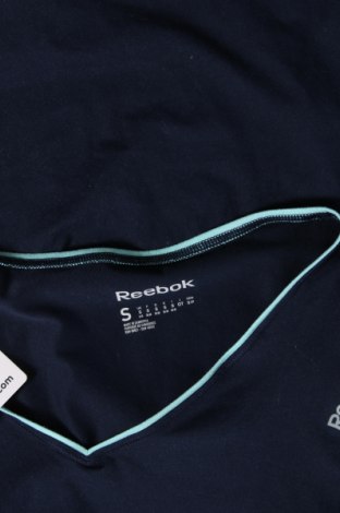 Γυναικείο t-shirt Reebok, Μέγεθος S, Χρώμα Μπλέ, Τιμή 10,52 €