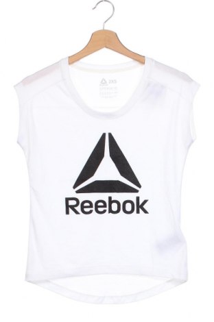 Γυναικείο t-shirt Reebok, Μέγεθος XXS, Χρώμα Λευκό, Τιμή 7,87 €