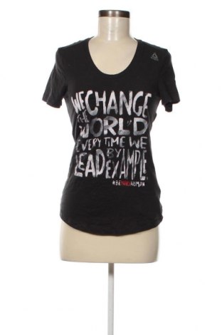 Γυναικείο t-shirt Reebok, Μέγεθος S, Χρώμα Μαύρο, Τιμή 16,70 €