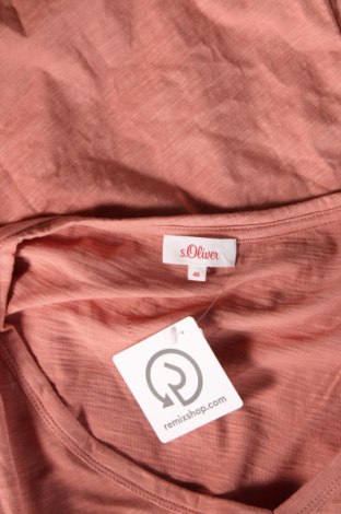 Γυναικείο t-shirt S.Oliver, Μέγεθος XL, Χρώμα Ρόζ , Τιμή 9,90 €