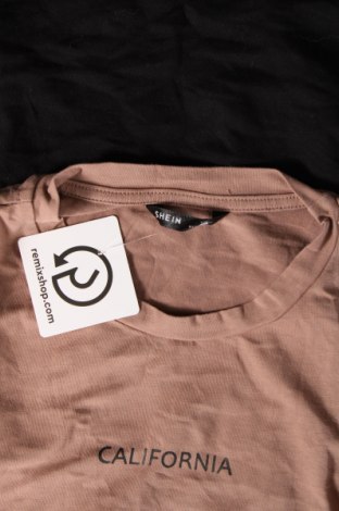 Damen T-Shirt SHEIN, Größe S, Farbe Braun, Preis 9,05 €