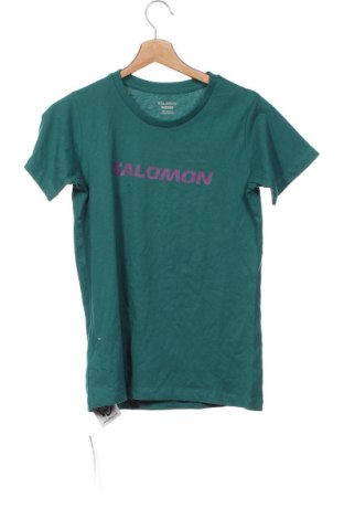 Damen T-Shirt Salomon, Größe XS, Farbe Grün, Preis 22,27 €