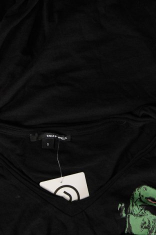 Γυναικείο t-shirt Tally Weijl, Μέγεθος S, Χρώμα Μαύρο, Τιμή 8,04 €