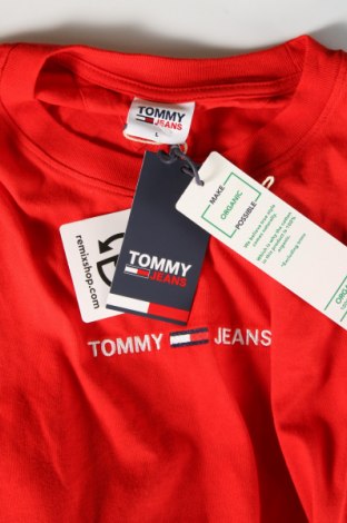 Női póló Tommy Jeans, Méret L, Szín Piros, Ár 15 222 Ft