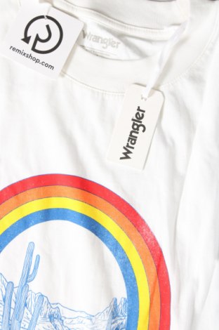 Γυναικείο t-shirt Wrangler, Μέγεθος L, Χρώμα Λευκό, Τιμή 15,98 €